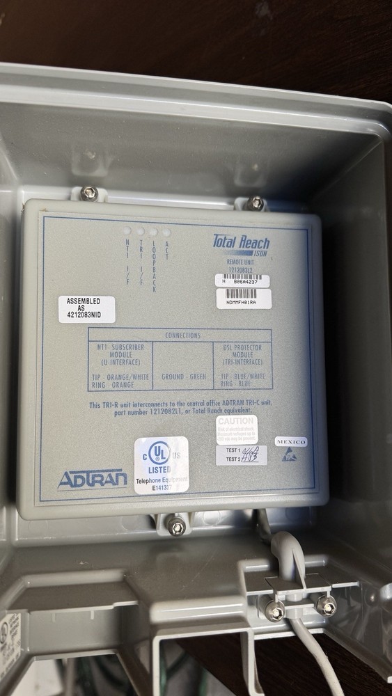 Adtran Total Reach 150N Telephone Network Interface Conventional System