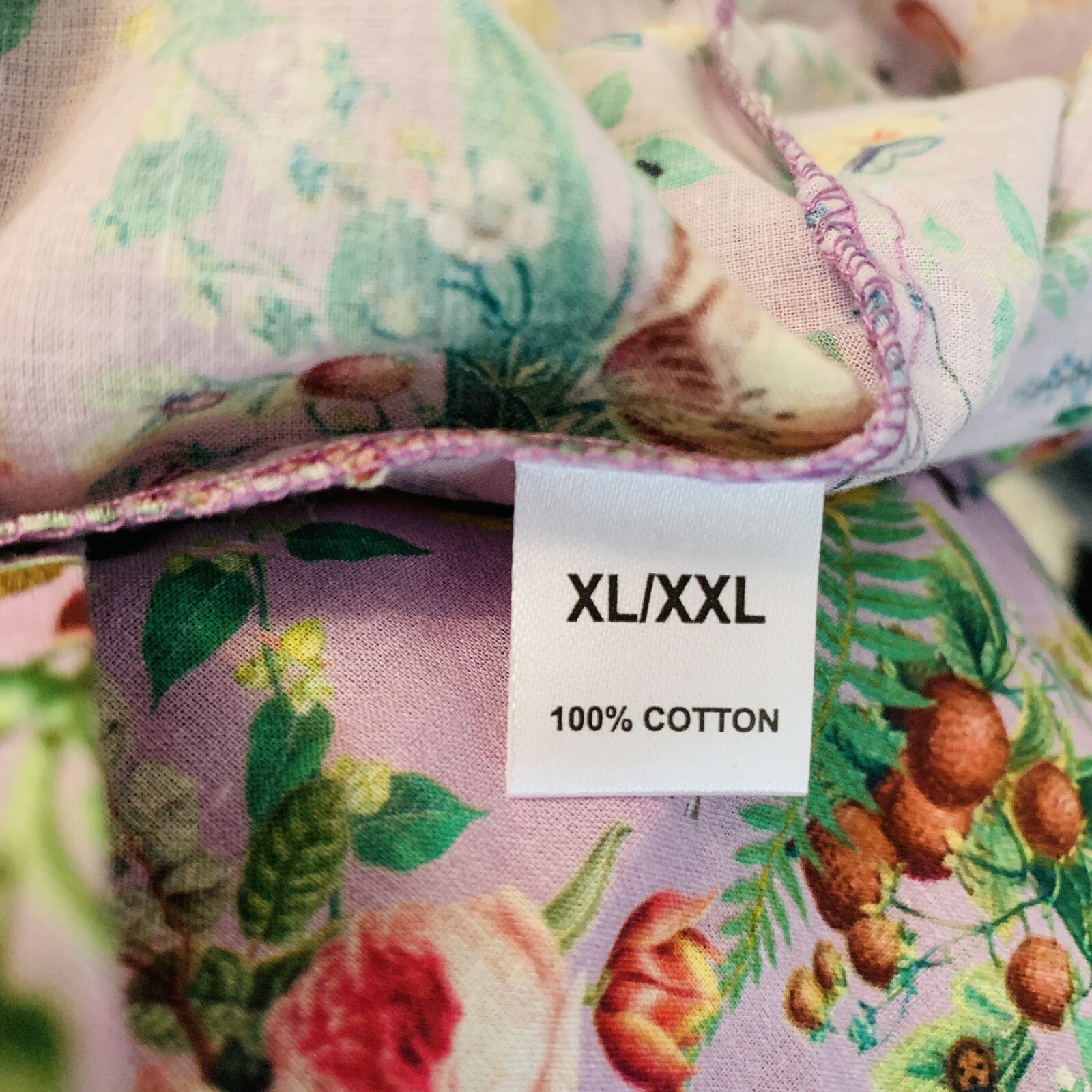 NEW Hopeless Romantic Nightgown XL / XXL 1x 2x roomy Cotton Ruffles Sleep dress