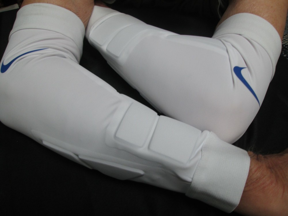 Nike Basketball Compression Arm Sleeves Set White