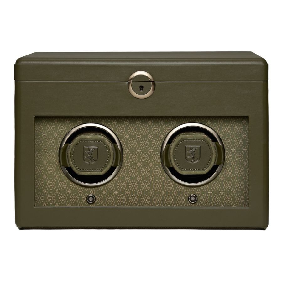 Earth Double Watch Winder OLIVE