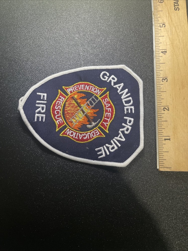 Canada Grand Prairie Fire Patch Souvenir