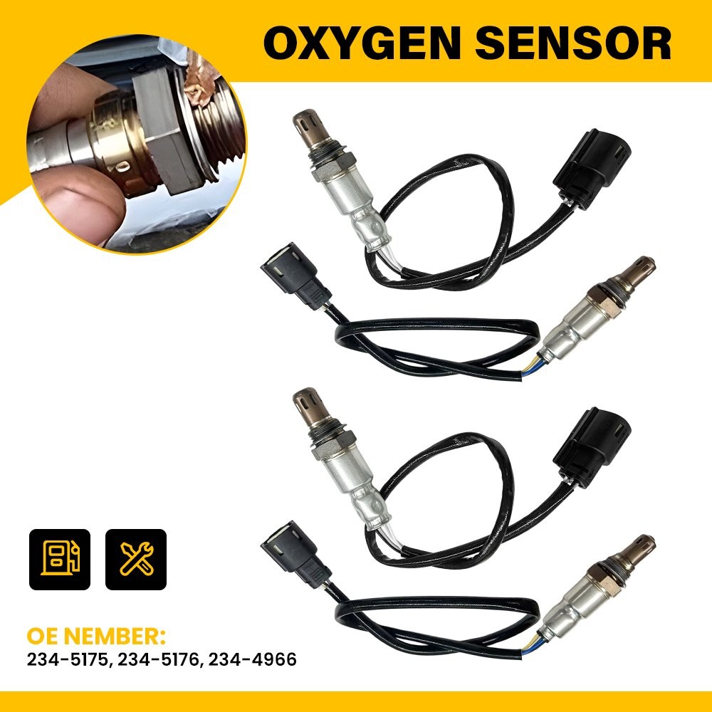 For 2016-2019 Ford Explorer Flex V6 3.5L 4PCS Upstream+Downstream Oxygen Sensor