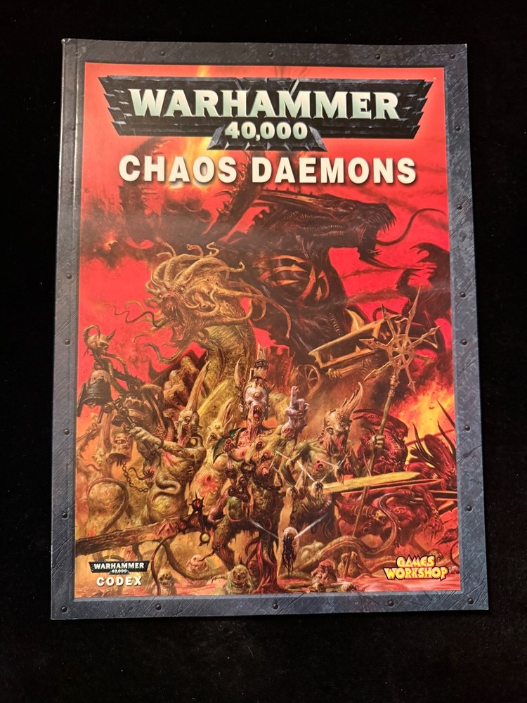 Games Workshop Warhammer 40k Chaos Daemons Codex Rulebook 4th Edition