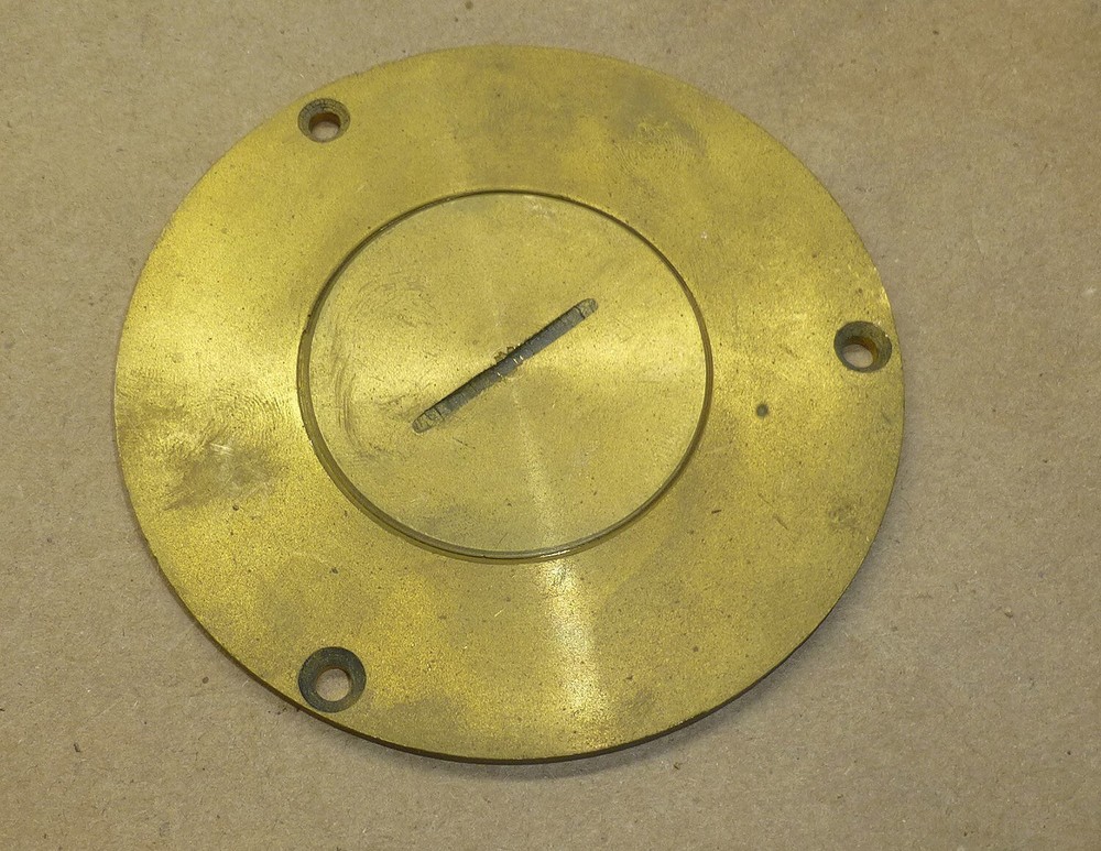 Brass Floor Plate Plug Insert Electrical Box threaded