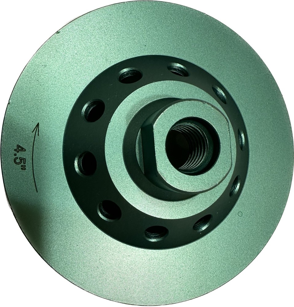 2 PACK! 4.5 inch Premium Single Row Cup Wheel, 5/8'-11 Threaded