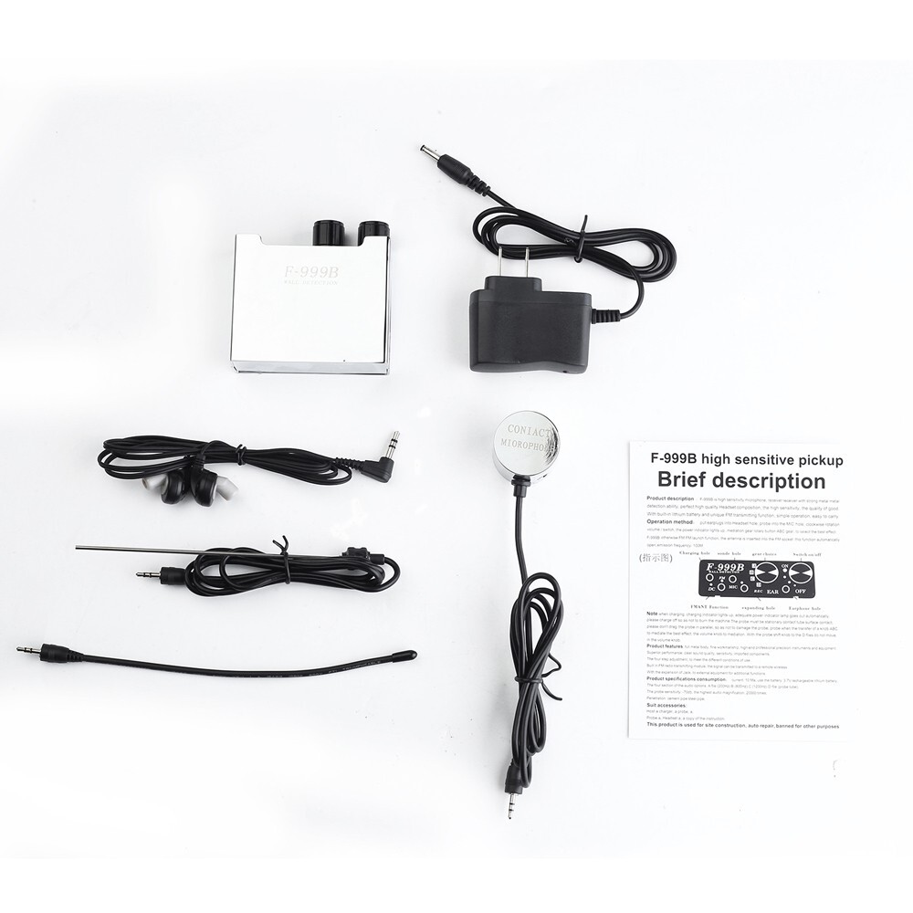 Professional Wall Door Microphone Probe Listening Device