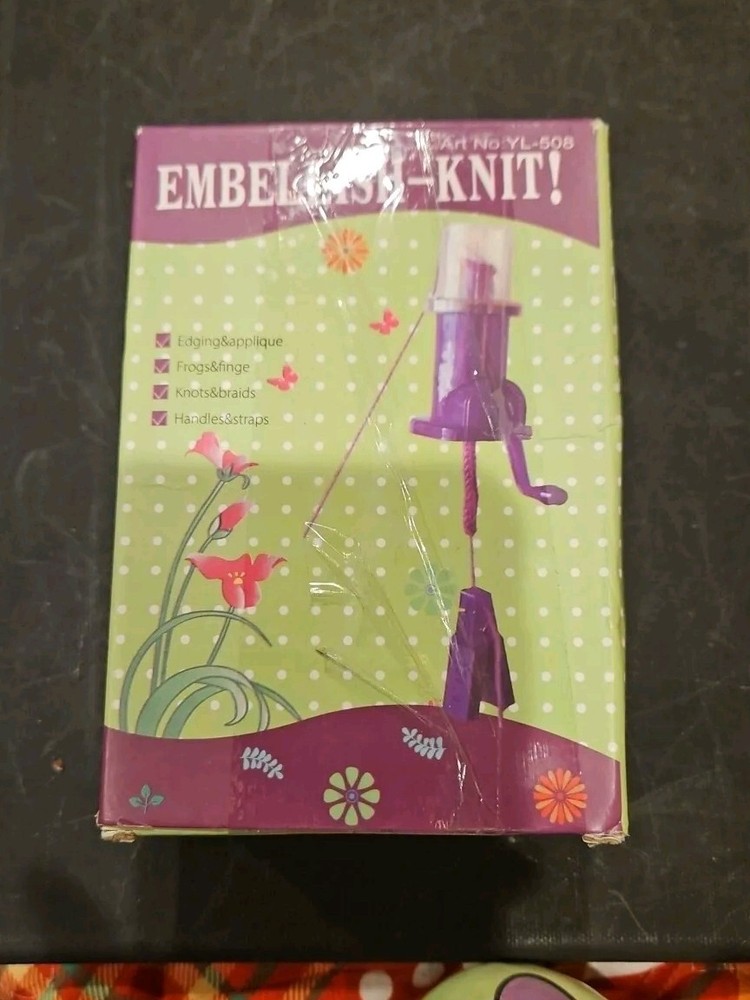 Embellish Knitting Machine Spool Knitter Sewing Accessory Weave Hand Craft