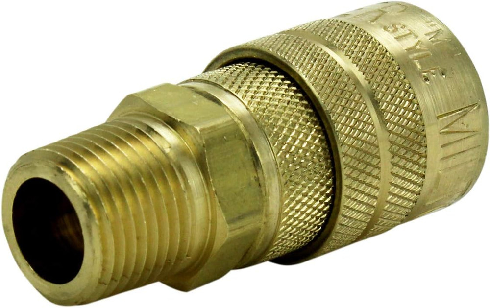S-719 3/8" MNPT M Style Coupler