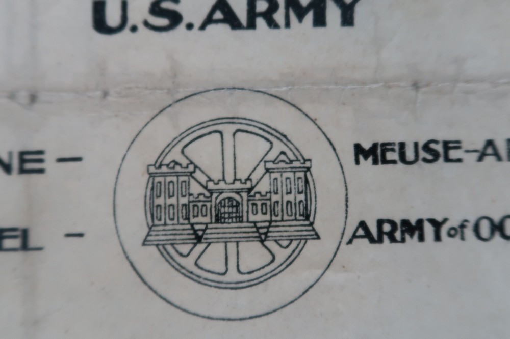 WW I 6th Engineer Batalion Citation Meritorious Service and Devotion Ephemera