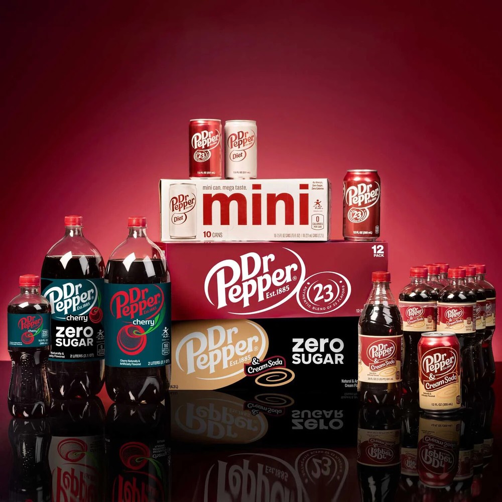 Dr. Pepper Soda, 12 oz, 36-Pack Cans