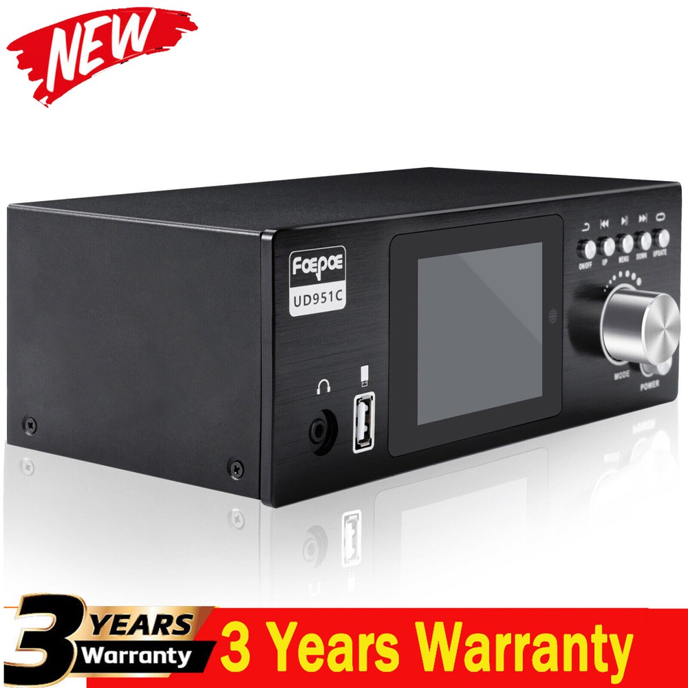 UD951C DSD Audio Decoder Black Standard Version DTS Dolby 5.1 with 3.2" Screen