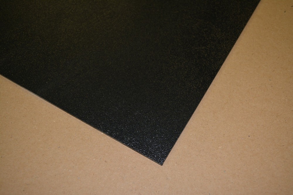 Abs Plastic Sheet Black 1/8" CHOOSE A SIZE