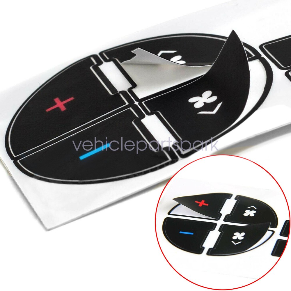 Central Control Area AC Button Stickers Replacement Fit for 2007-2014 GM Chevy