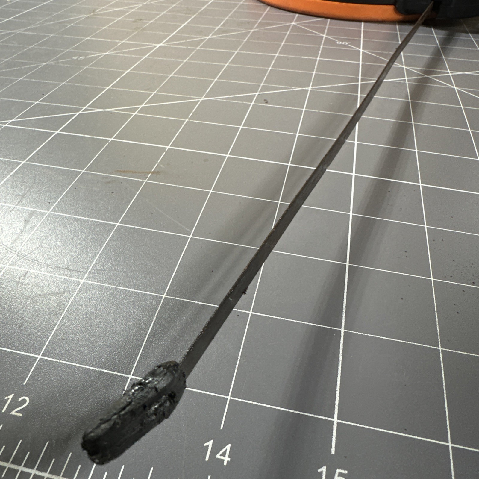 Klein Tools 56335 Wide Steel Fish Tape, 1/4-Inch x 25-Foot Orange Made In USA