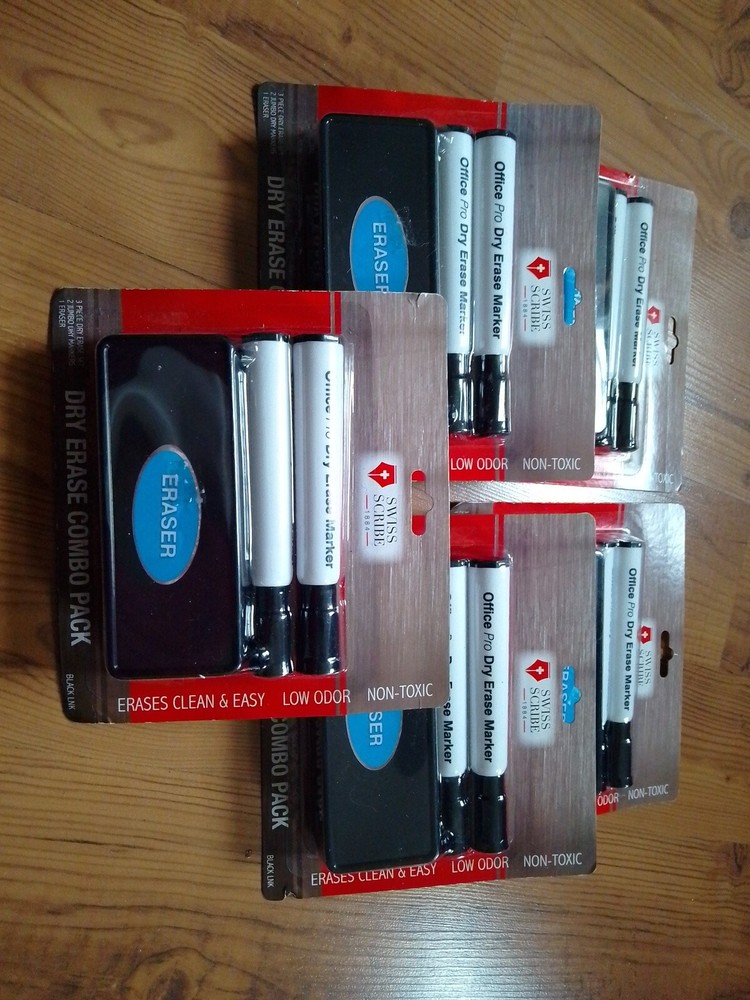 Dry-Erase Combo Pack , 5 Packs , New