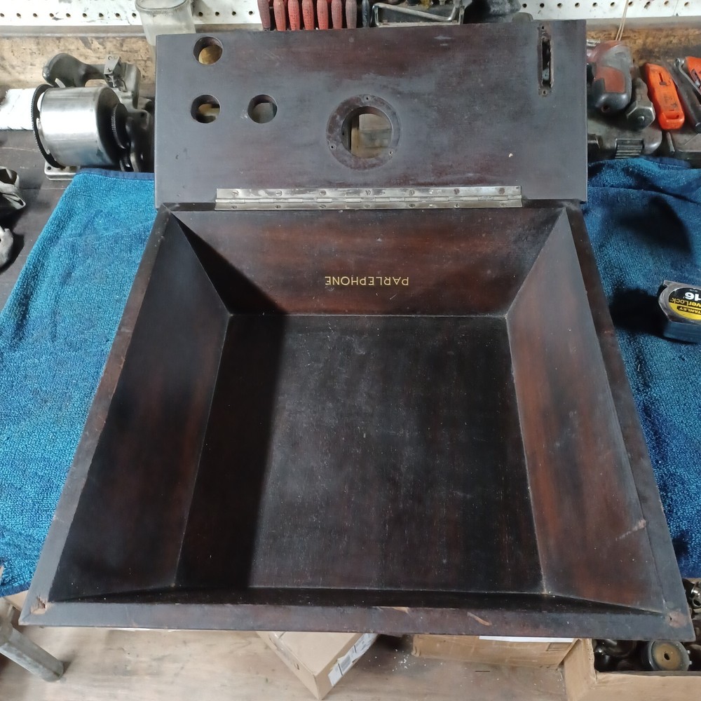 PARLEPHONE PHONOGRAPH CABINET LID