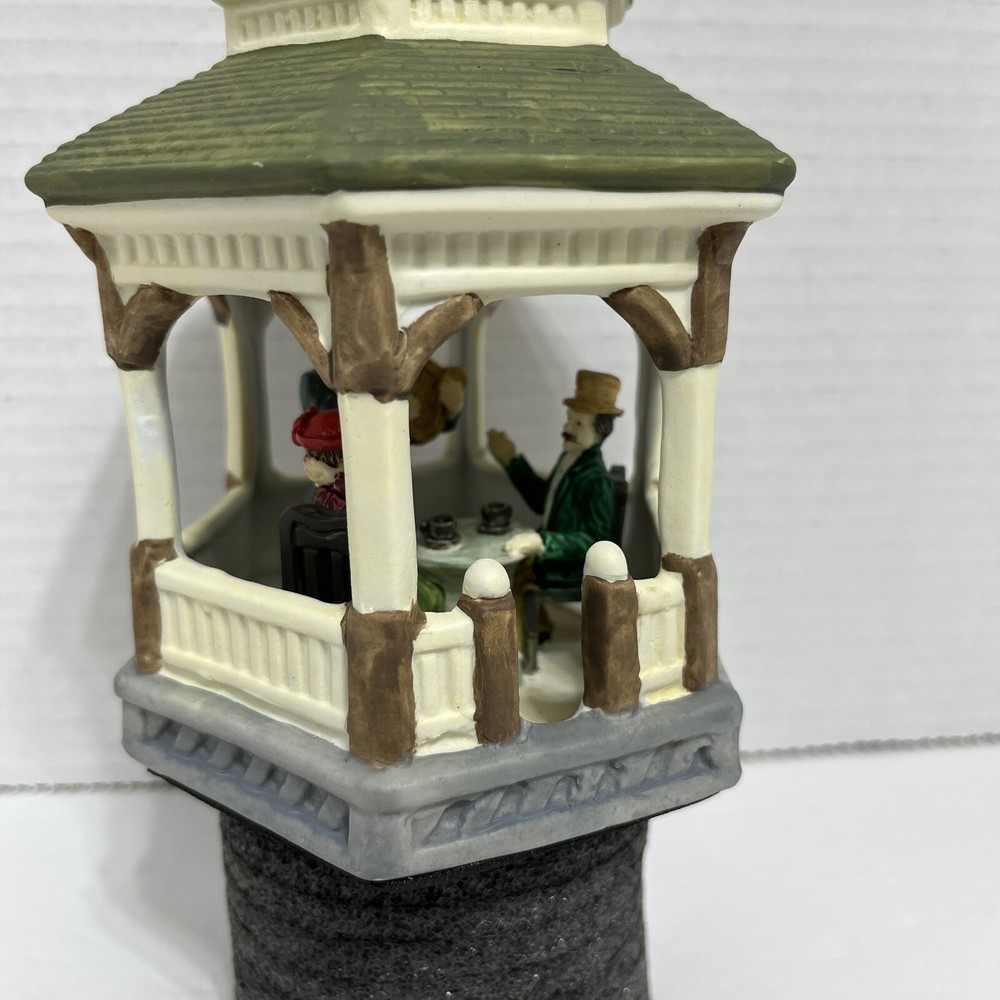 Victorian Gazebo W/ People Having Tea