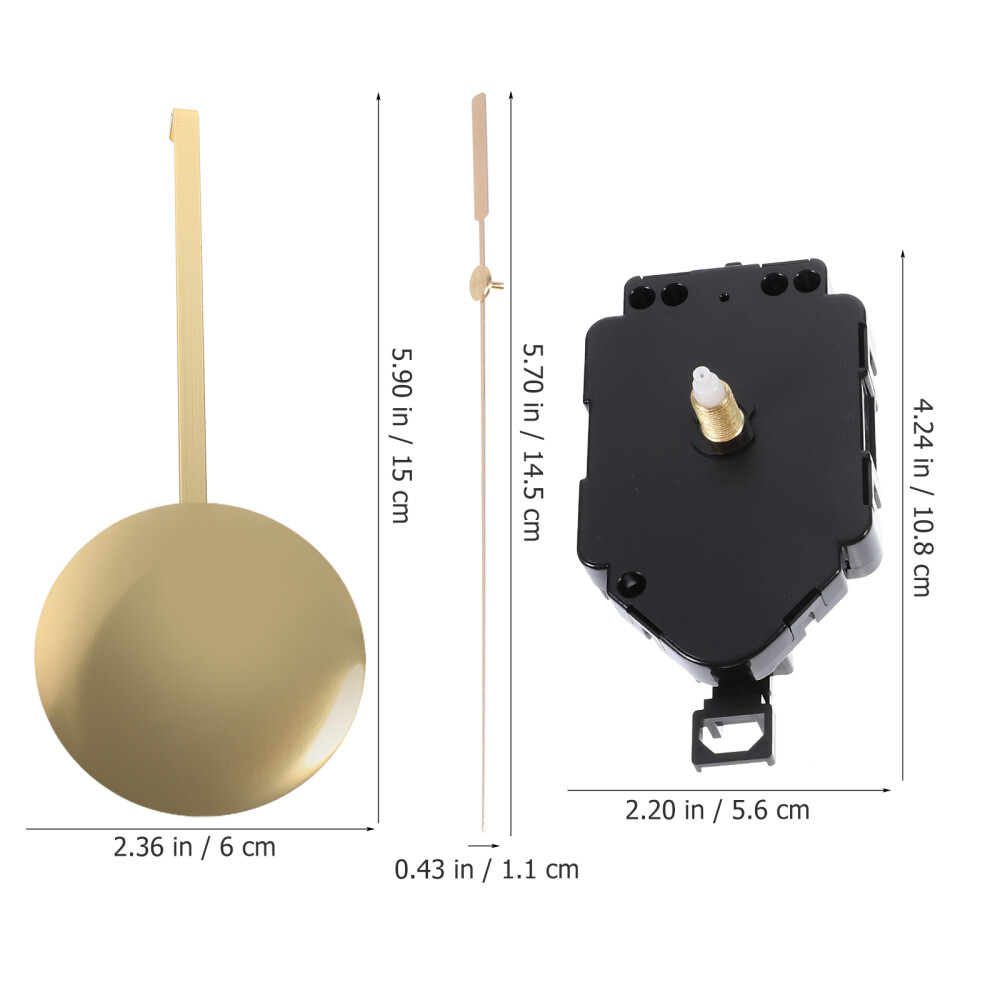 Quartz Pendulum Clock Movement Wall Mechanism Battery Mechanical Suite