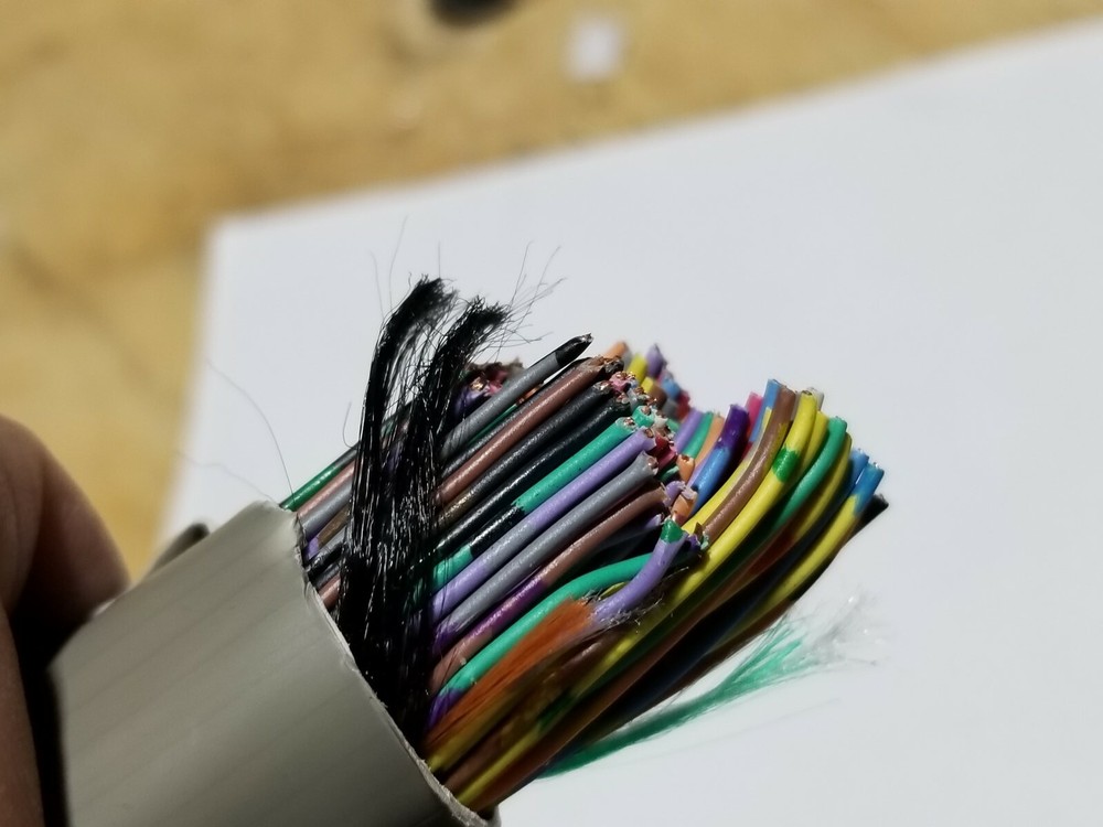 Belden Mohawk M56128 24/100P CAT3 Backbone Telecom Cable Plenum CMP Gray /10ft