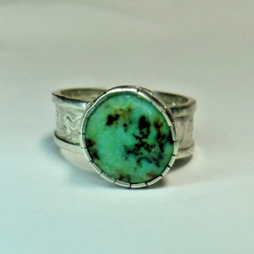 Original Turquoise Ring Augustus Caesar Low Number