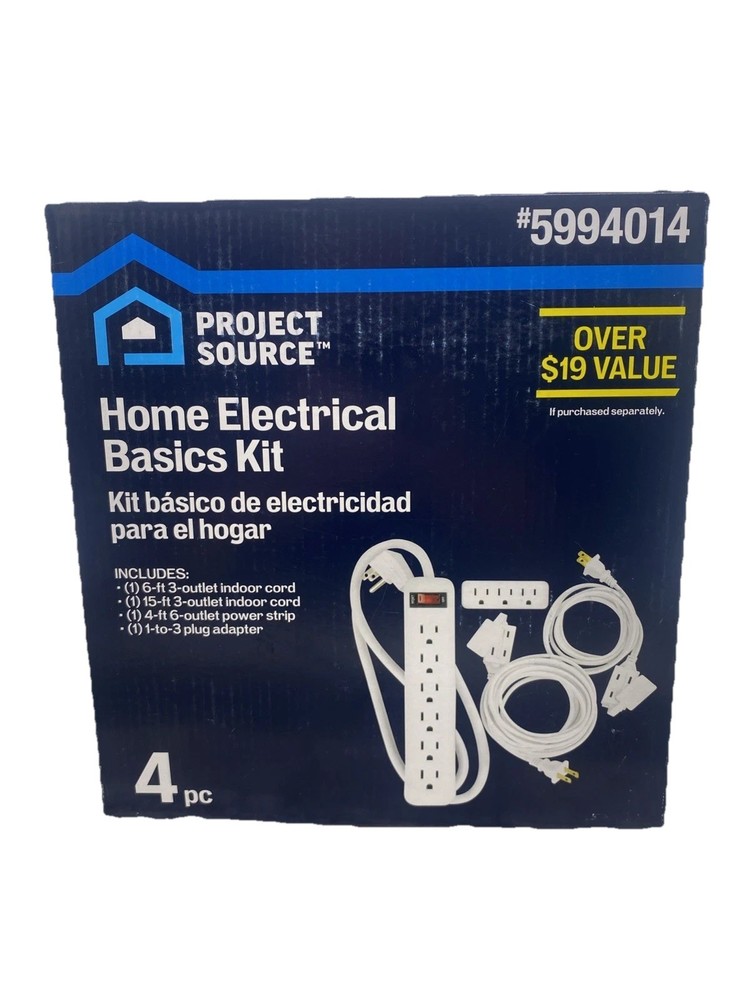 Project Source Home Electrical Basics Kit #5994014 (TT)