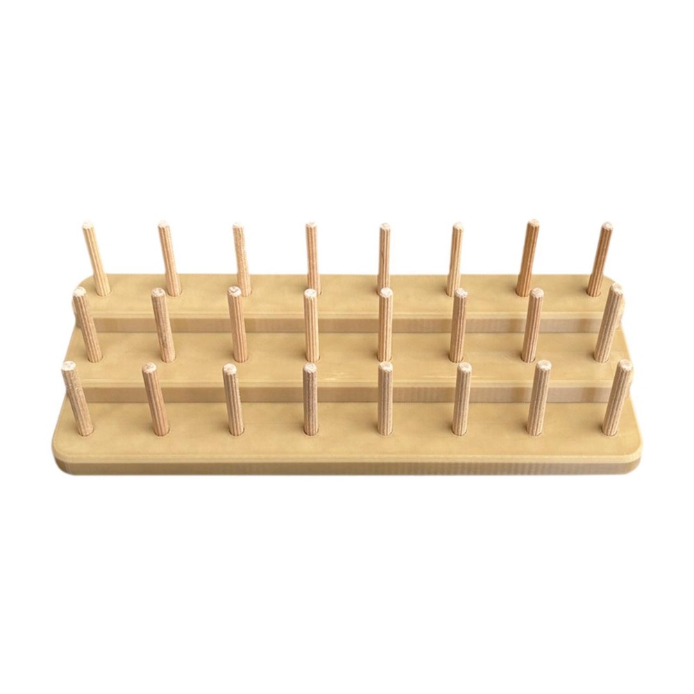 Fly Tying Thread Spool Stand Storage Rack Hold 24 Spools