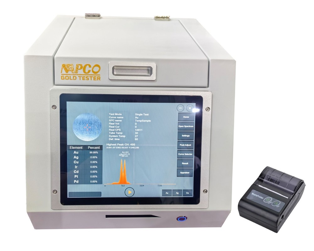 Automatic Gold Purity XRF Analyzer Meter Platinum Silver Content Test Machine