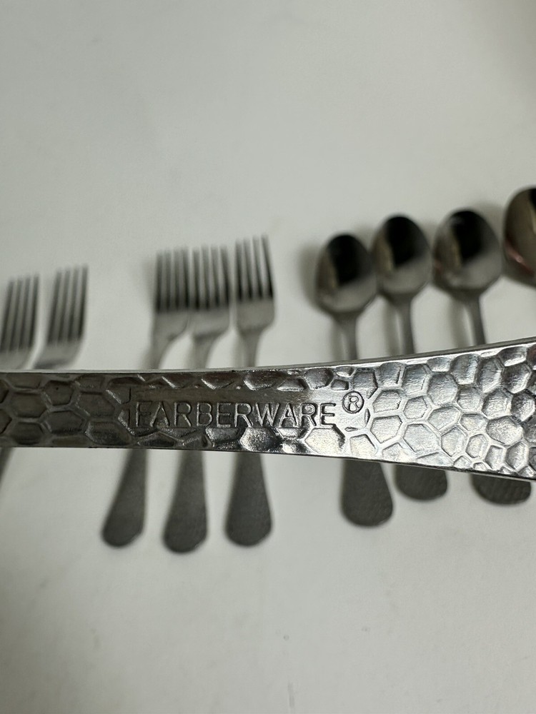 Farberware Stainless Steel Hammered Flatware - Replacement