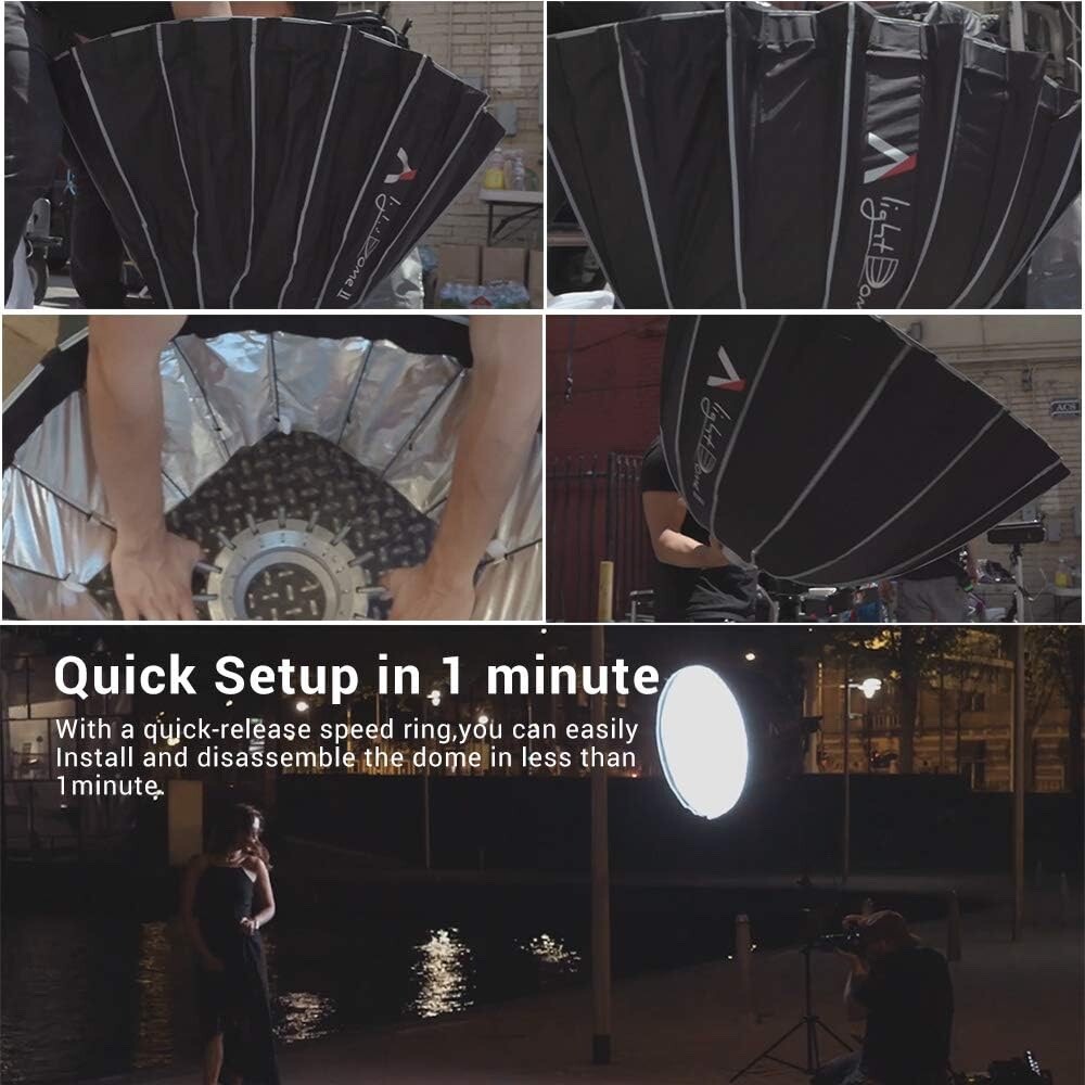 Slightly used Aputure Light Dome II Deep Octagon Softbox 35 Inch