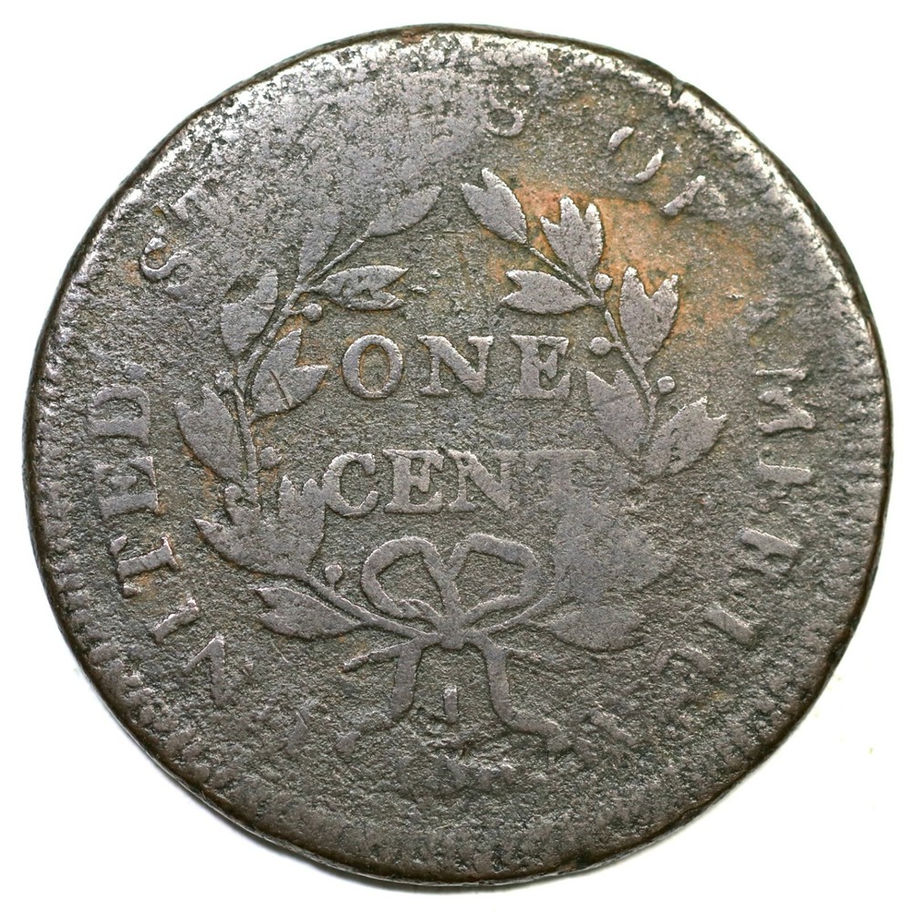 1800 S-202 Draped Bust Large Cent Coin 1c