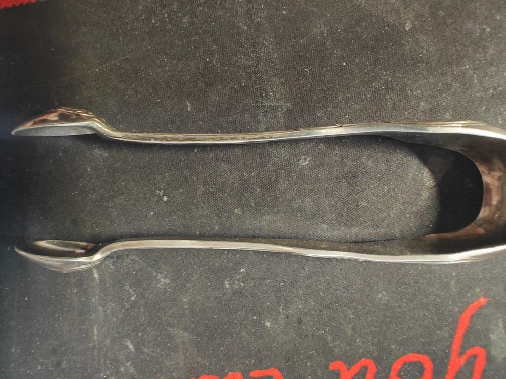 Russian Silver 84 Sugar tweezers