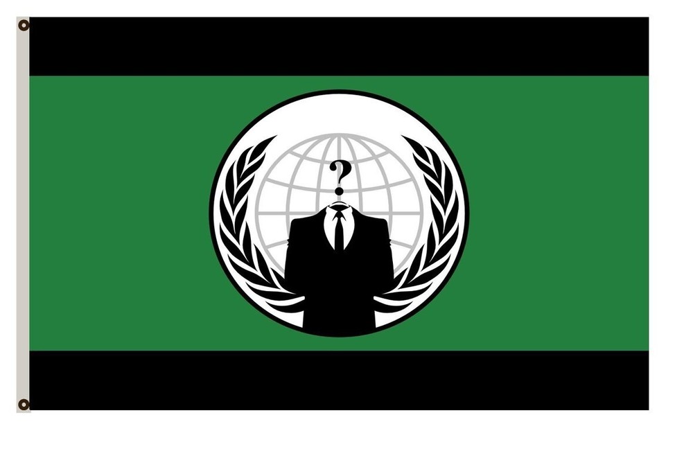 Anonymous Large 5ft x 3ft National Polyester Flag *LAST ONES*