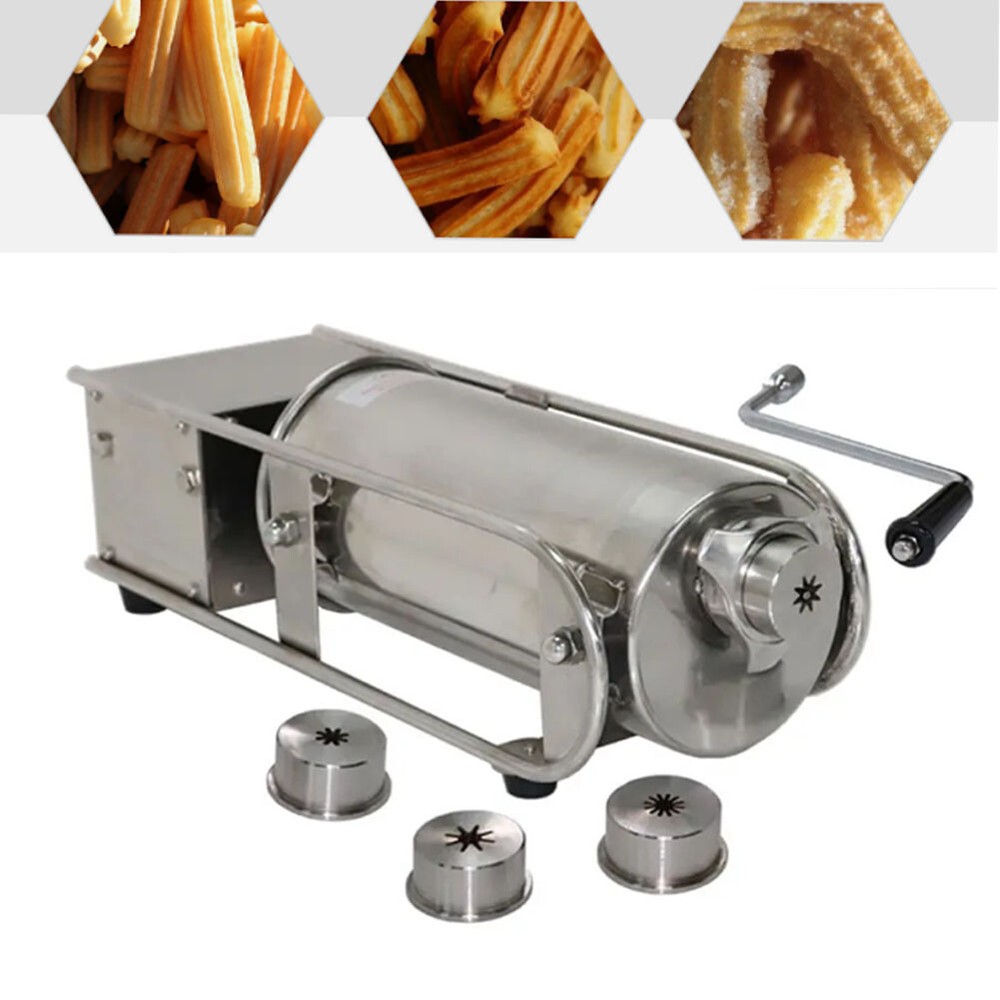 商用不锈钢 Churro Maker 5L 容量 | 高品质手动机器-