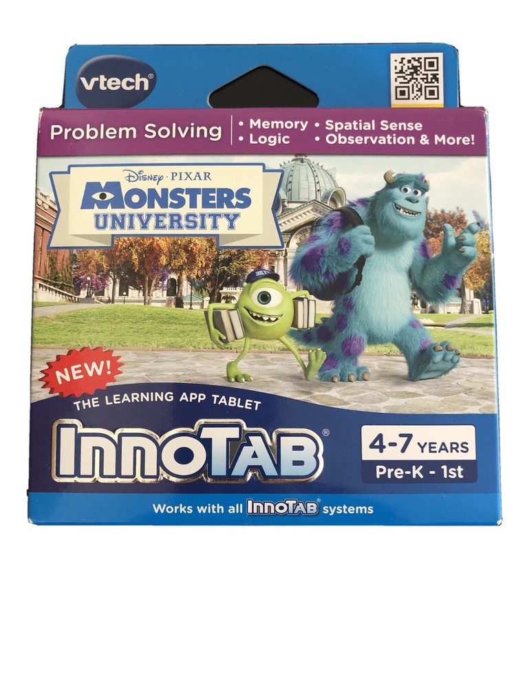 VTech InnoTab Learning Software Monsters University Problem Solving