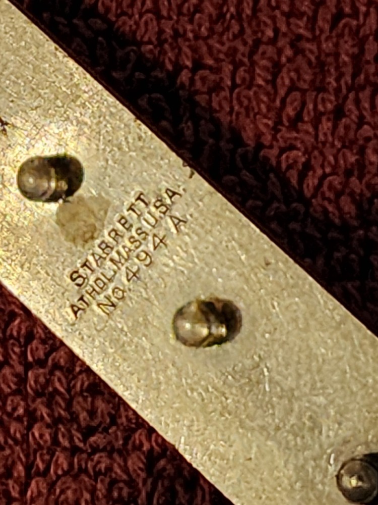 Vintage Starrett 494A Toolmakers Buttons