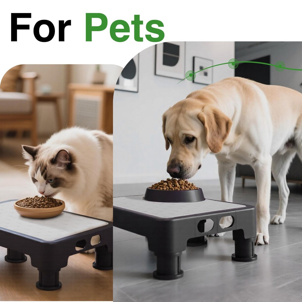 Adjustable Step Stool for High Beds & SUV - Non-Slip Mobility Platform for Se...