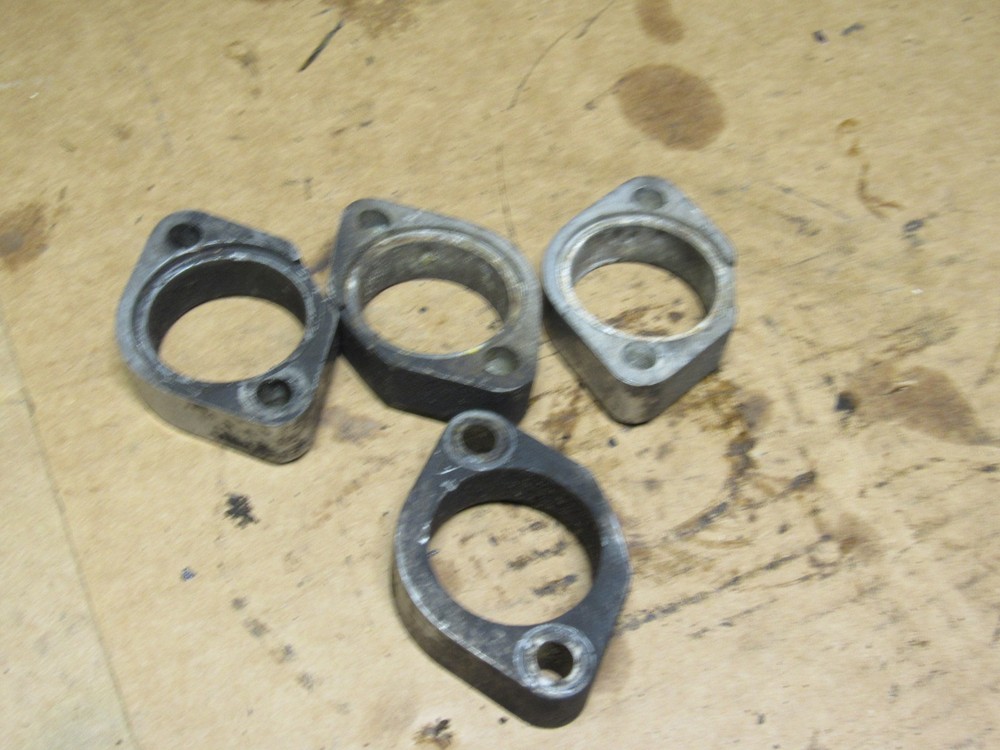 1984 Kawasaki ZN 700A LTD Header Clamp Mounts Flanges