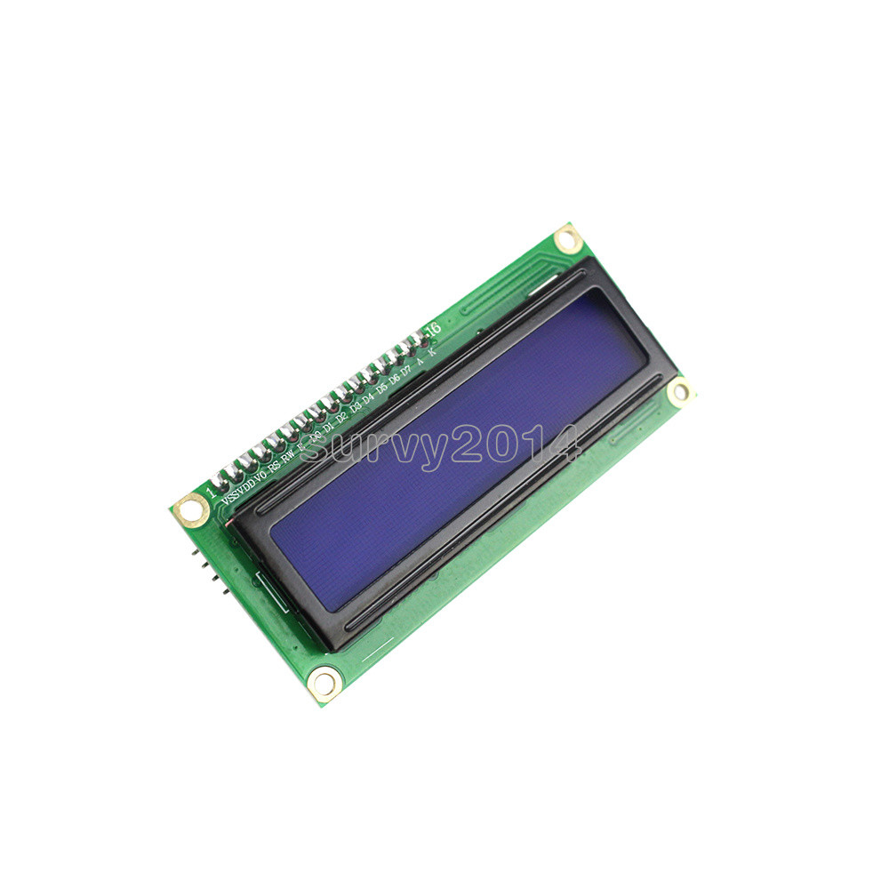 Blue/Yellow IIC/I2C/TWI/SP​​I Interface1602 2004 Character LCD Module Display S