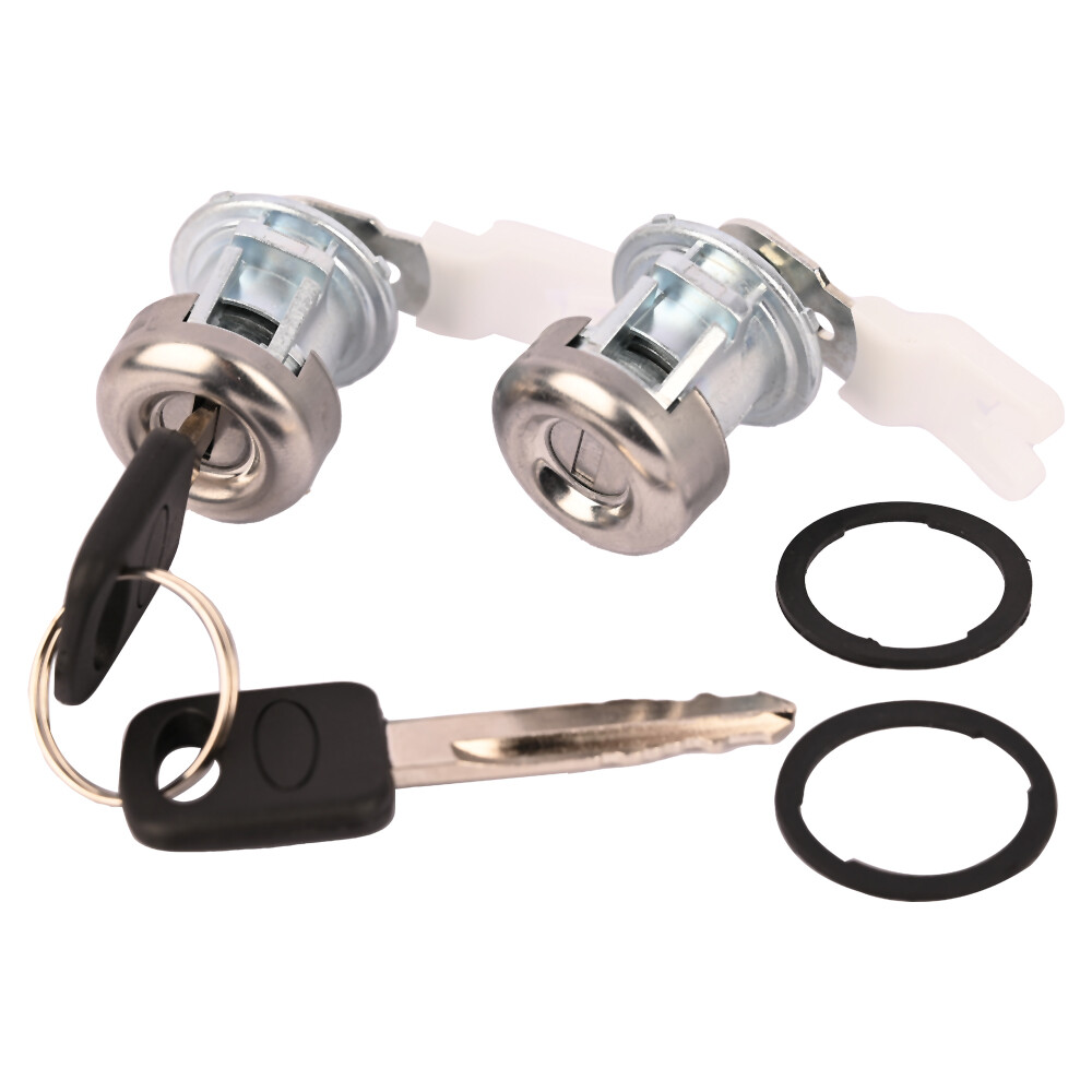 Door Lock Cylinder & Keys Fits For Ford F350 F150 F250 Super Duty 7C3Z1521990A