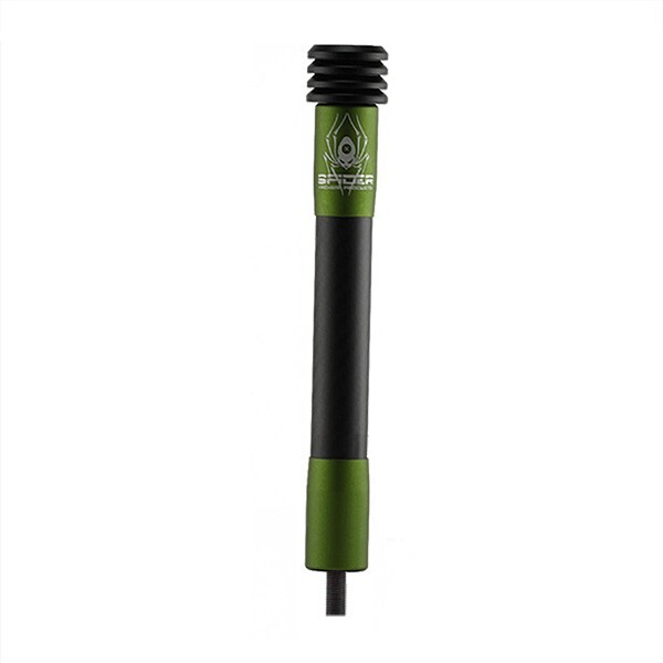 Spider Archery Predator 12" Hunting Stabilizer Green End Caps