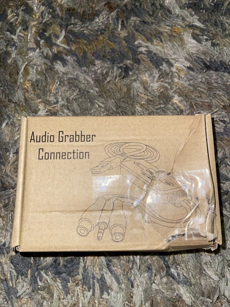 New Damaged Box Digitnow USB Audio Grabber Connection
