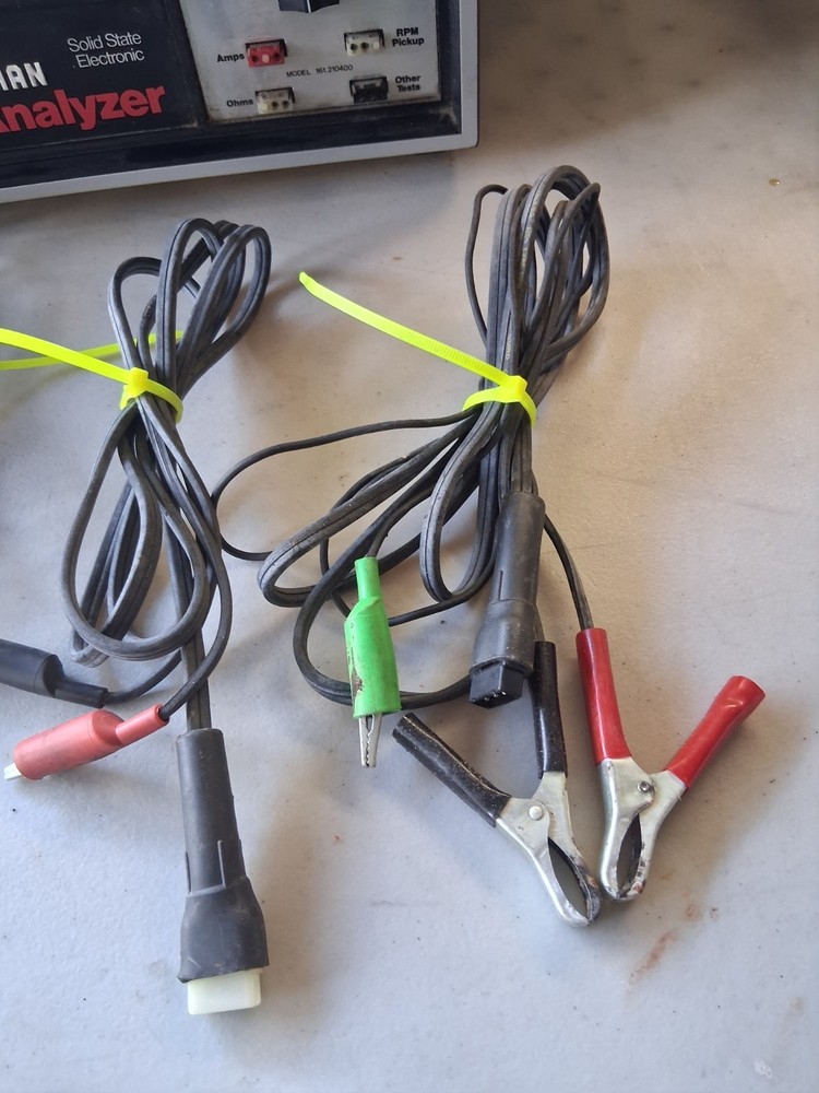 VINTAGE SEARS CRAFTSMAN SOLID STATE ELECTRONIC ENGINE ANALYZER MODEL 161.210400