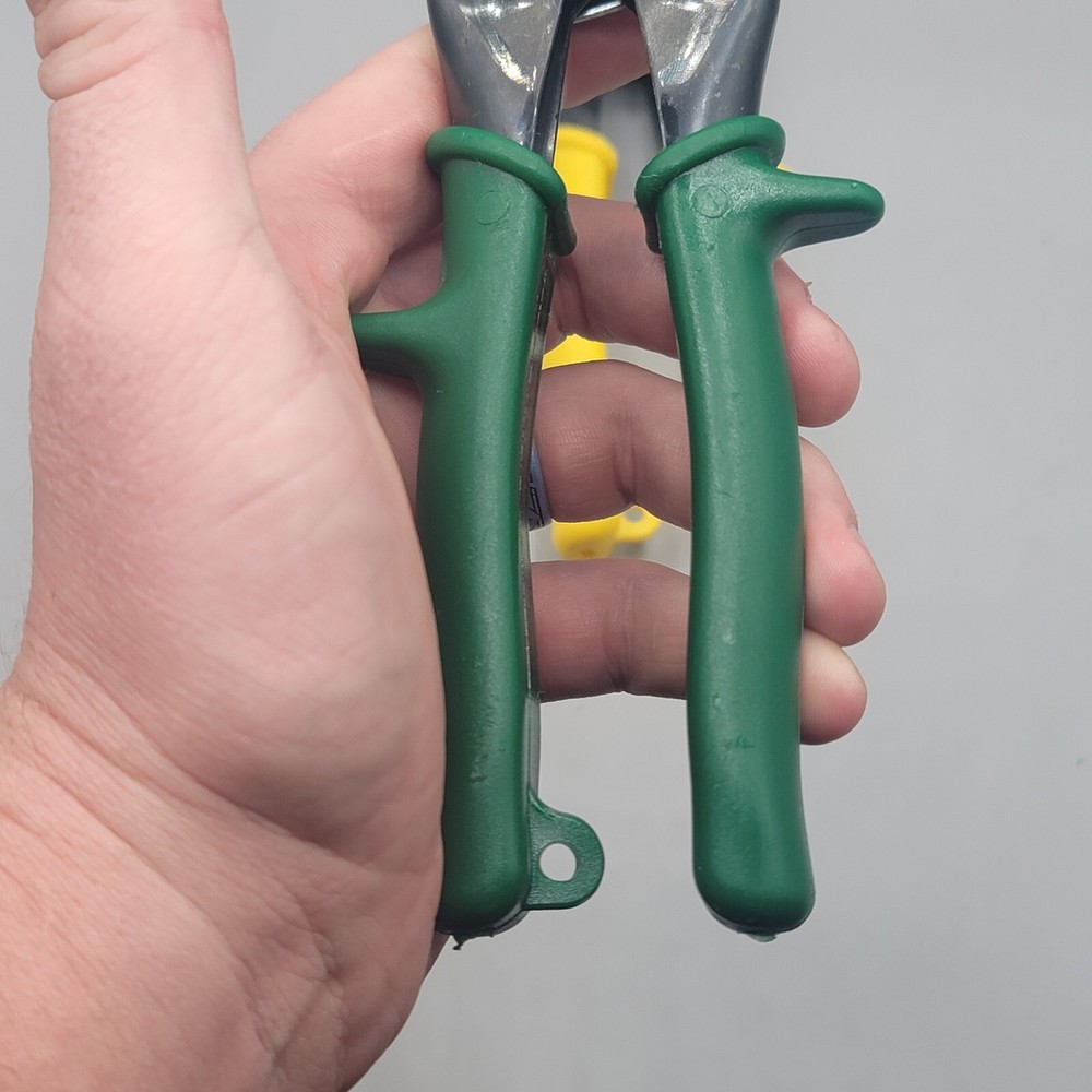 MIDWEST AVIATION TIN SNIPS SHEARS 2 PC SET EXCELLENT CONDITION