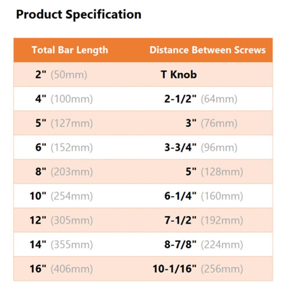 30Pack Black Kitchen Cabinet Pulls Stainless Steel Drawer T Bar Knobs Handles