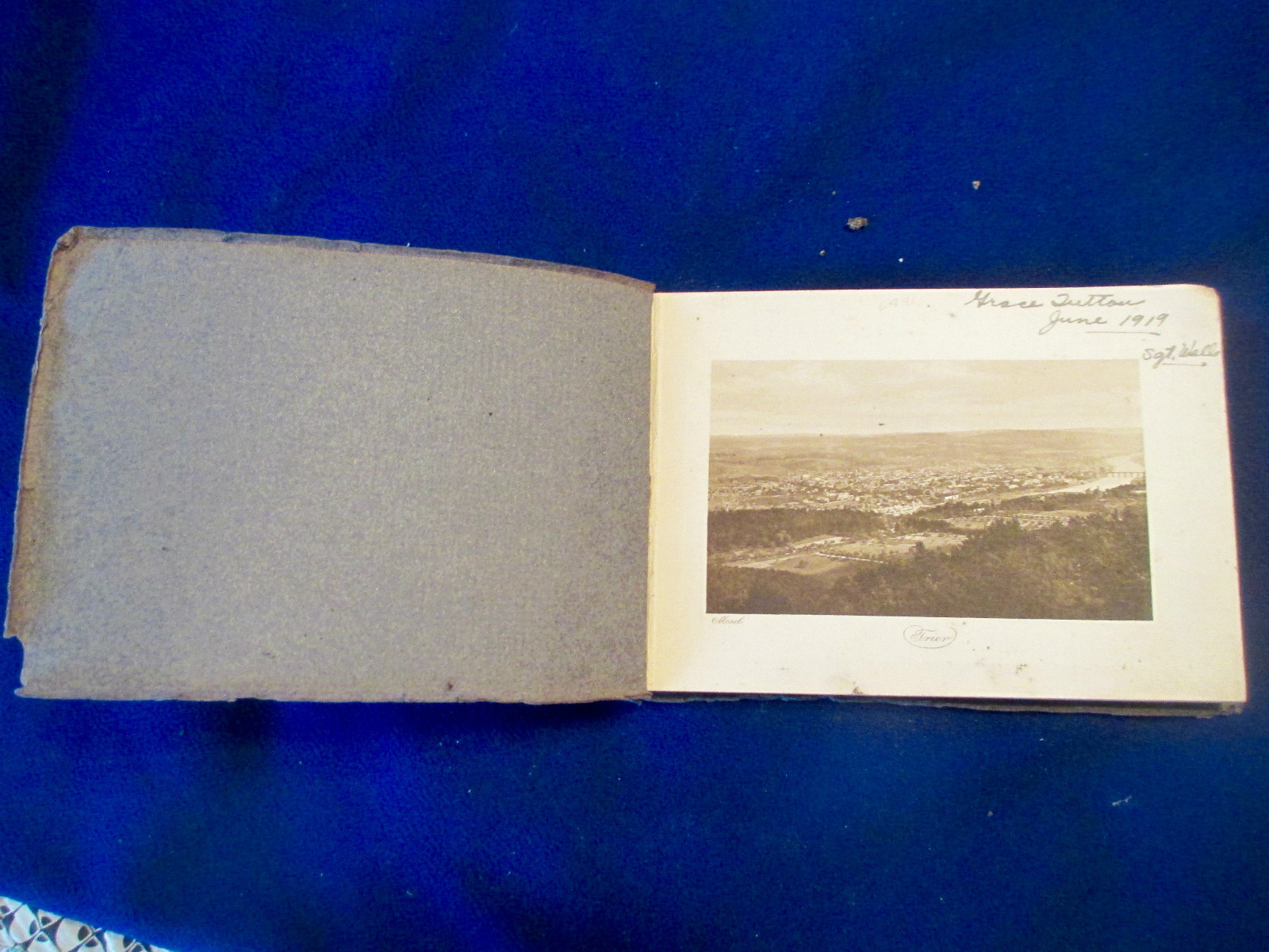 1919 "OCCUPIED GERMANY" ART PHOTOGRAPH SCENIC BOOK WORLD WAR I SOUVENIR WWI