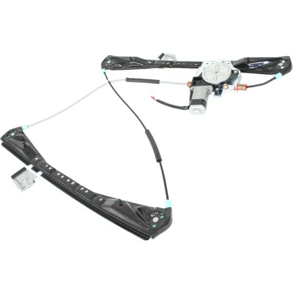 Front, Driver Side Power Window Regulator, With Motor For 00-02 LS