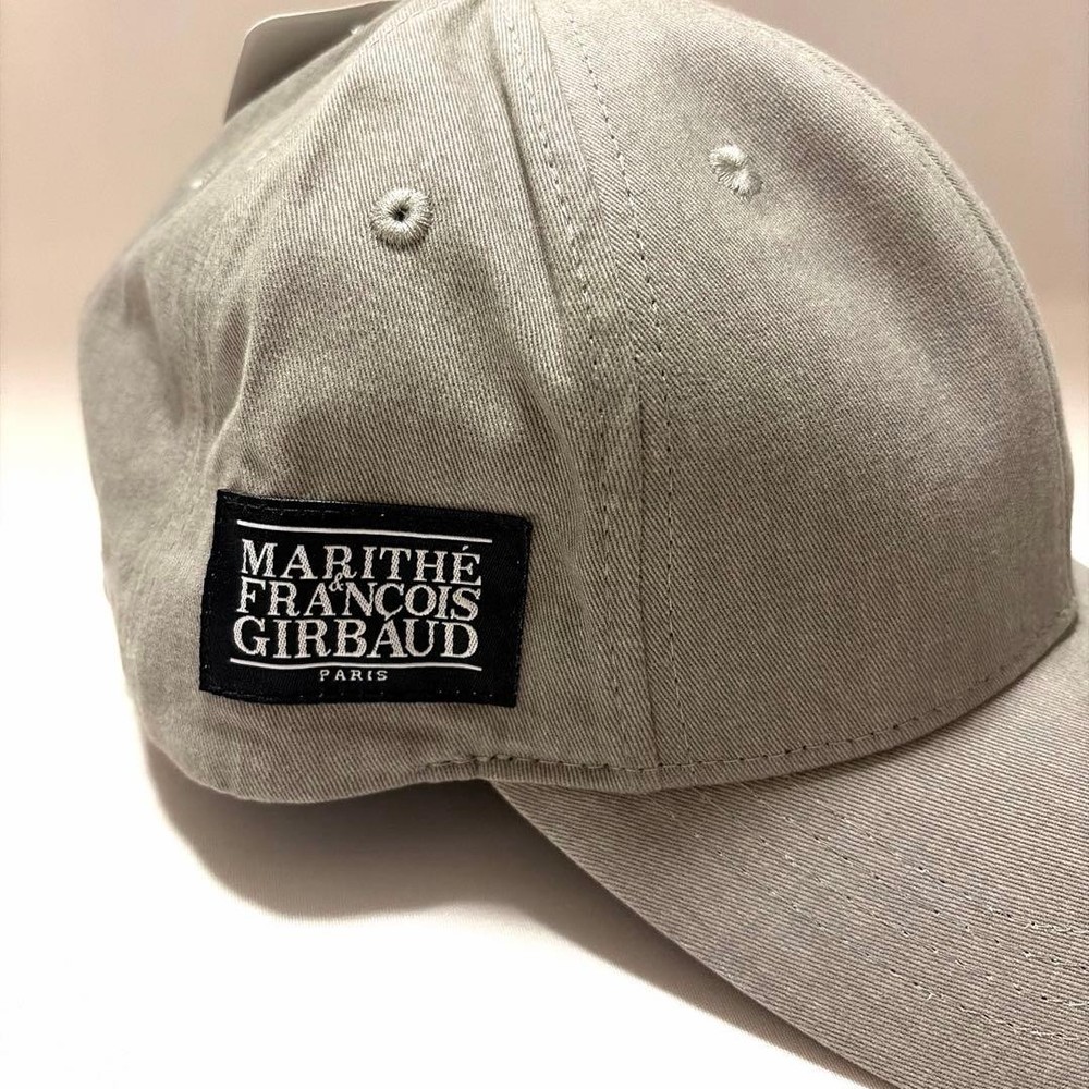 MARITHE + FRANCOIS GIRBAUD Gray Logo Cap with Adjustable Strap