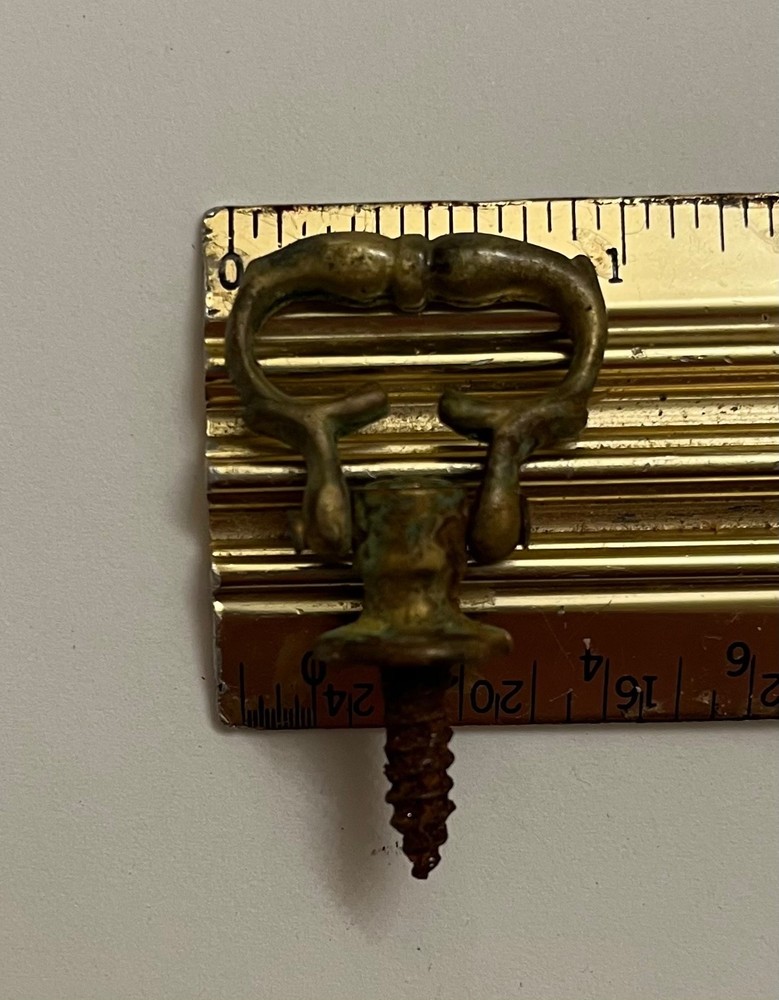 (8) - 18th Queen Ann, William & Mary, Chippend Pulls / Knobs - untouched surf