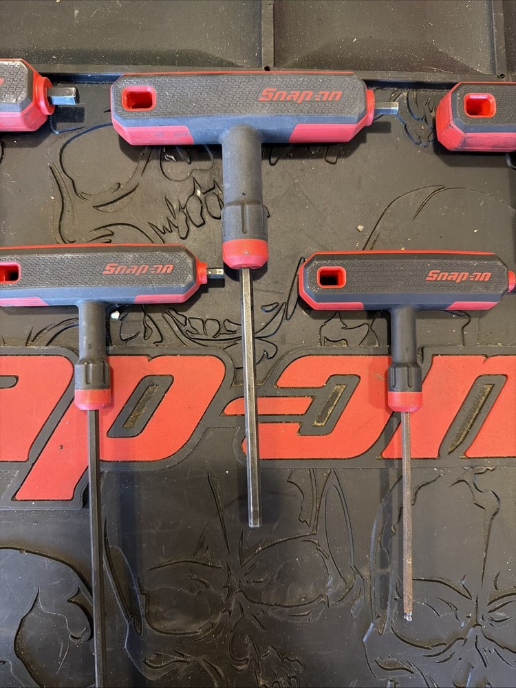 Snap On AWSG800A 8 PC (SAE) T-Handle/L-Shaped Hex Combo Soft Grip