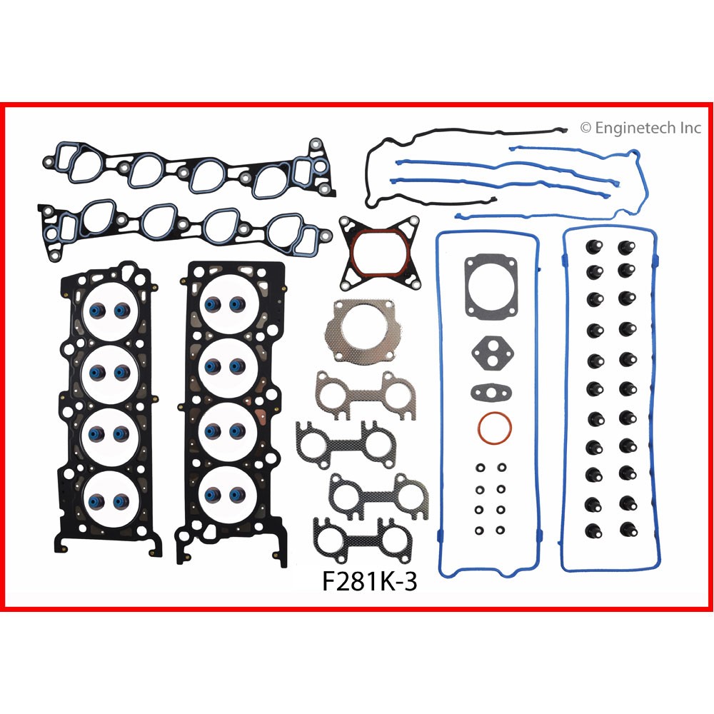 Enginetech Engine Gasket Set F281K-3;